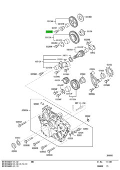 BOLT,TIMING GEAR TRAIN 1