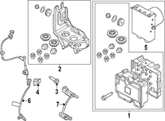 Brake Anti Lock Actuation Rep Kit A Valve for an ABS Modulator