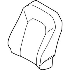 Seat Back Cushion Cover - Right, Front (Premium)