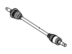 Cv Axle Joint Half Shaft - Right