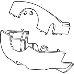 Steering Column Cover Shroud - Upper, Lower