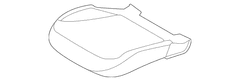 Seat Cover Cushion - Left, Front