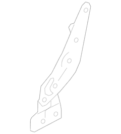 Folding Seat Latch Back - Left, Rear