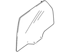 Door Glass - Right, Rear