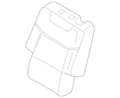 Seat Back Cushion Cover - Right, Rear