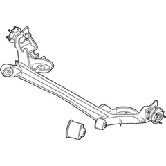 Suspension Subframe Cross Member - Rear