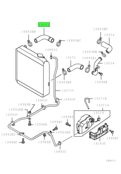 HOSE,RADIATOR,UPR 1