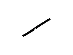 Trim Stripe Tape Decal - Right, Rear