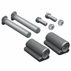 Rubber Cushion Mounting Bracket Pin