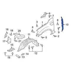 Fender Insulator - Left, Front