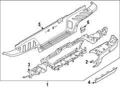 Bumper Extension <br>Extension piece to the or Bumpers bracket Side - Left, Front, Rear