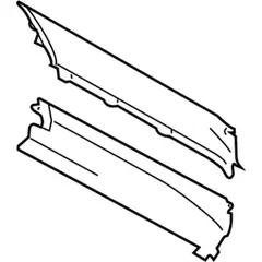 Bumper Extension End Cap - Left, Rear (All Extended Frame)