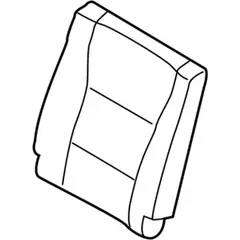 Seat Back Cushion Cover - Right, Rear (Phantom/Raptor)