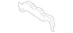 Floor Pan Crossmember Bracket Reinforcement - Rear