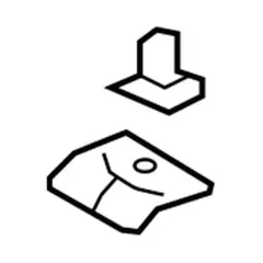 Seat Belt Guide Shield Extender Arm - Rear