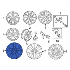 Wheel Rim 8.5 X 20 Premium Painted Alum Whl