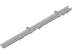 Support - Bus (M2), Rear 15 Seat Configuration High Level (All Long)