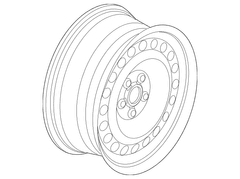 Wheel Rim 8.5 X 20 Mchn Prm Painted Alum Whl