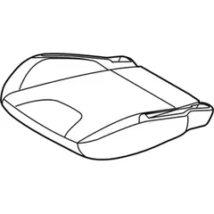 Seat Cover Cushion - Right, Front (S, SE)
