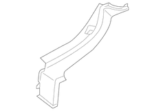 Floor Pan Bracket Filler Side Rail - Right, Rear, Center