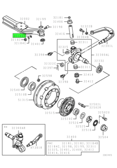 WASHER,FR AXLE 2