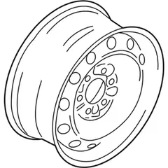 Wheel Rim Conventional Spare - ,