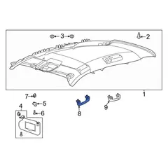 Interior Grab Bar Assist Handle - Right, Front