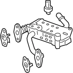 Exhaust Gas Recirculation (EGR) Cooler - 2.3L