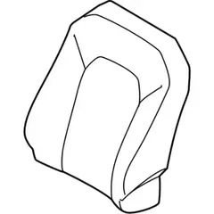Seat Back Cushion Cover - Left, Front