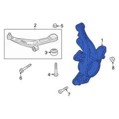 Steering Knuckle Wheel - Front