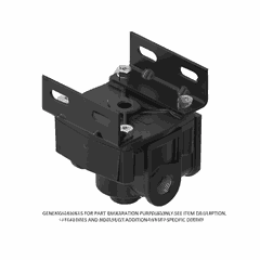 Relay Valve, R12, 4.0 psi