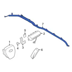 Curtain Air Bag - Left