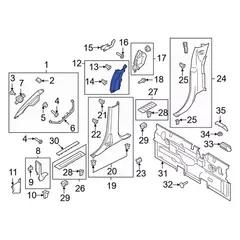 Panel Body Side - Left, Inner