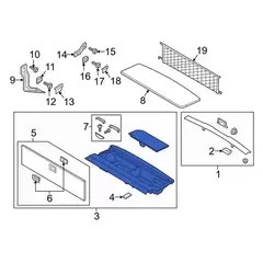 Support Floor Storage Compartment