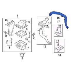 Engine Air Intake Hose - 3.5L