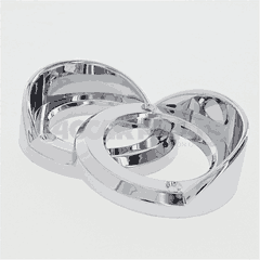 BEZEL-LIGHT 2" RND CHR PLSTC VISOR BULK