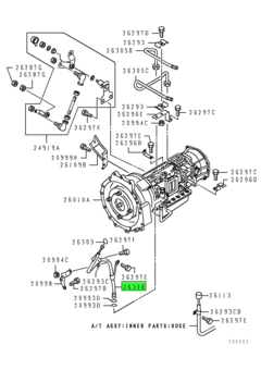 GUIDE,A/T CASE OIL LEVEL GAUGE 1