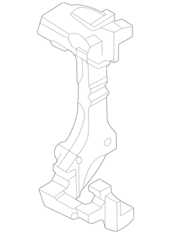 Disc Brake Caliper Bracket - Left, Right, Front 2.5L