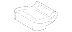 Seat Cover Cushion - Right, Rear