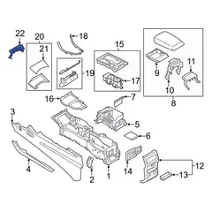 Console Trim Panel Instrument (AT)