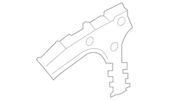Roof Side Rail Reinforcement - Left, Inner