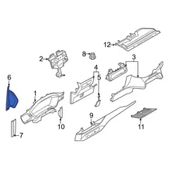 Instrument Panel Side Cover - Right