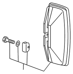 Rearview Mirror Lens Assembly