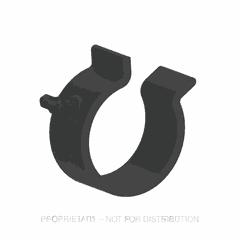 Coolant Line EGR Clamp and Spacer