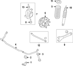 Radius Arm Adjustment Alignment Pinion Angle - Right, Front