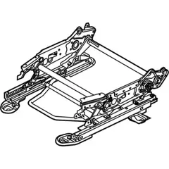 Seat Track - Left, Front