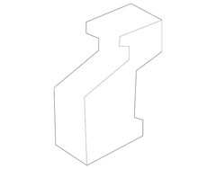 Radiator Support Air Deflector - 3.0L