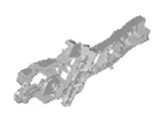 Exterior Door Handle Base Reinforcement - Left, Front