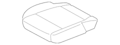 Seat Cover Cushion - Left, Front