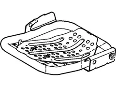 Seat Frame Cushion And Spring - Left, Rear, Back